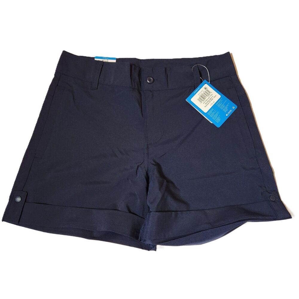 Columbia Silver Ridge Utility Shorts Women’s 6 Navy Omni‑Wick